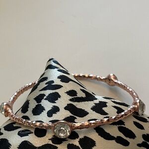 Elegant Rose Gold Bangle Bracelet